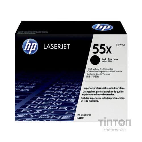 Картридж HP LJ  55X P3015 series black (max) (CE255X)