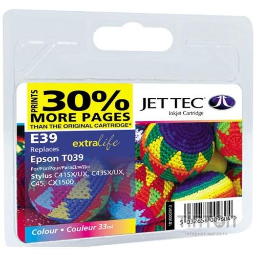 Картридж JetTec для Epson Stylus C41UX/SX Color