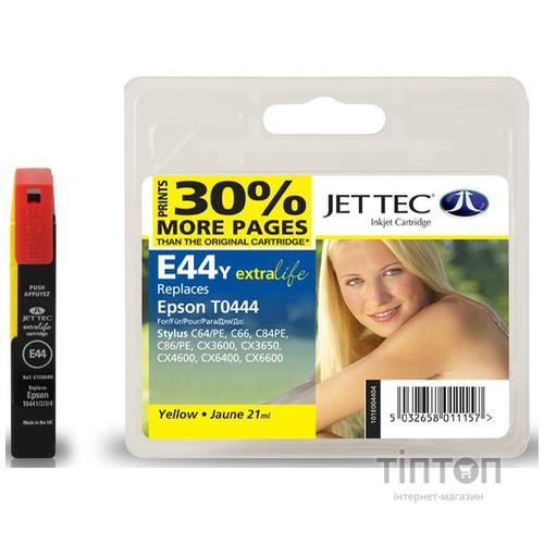 Картридж JetTec для Epson Stylus C64/C84 Yellow