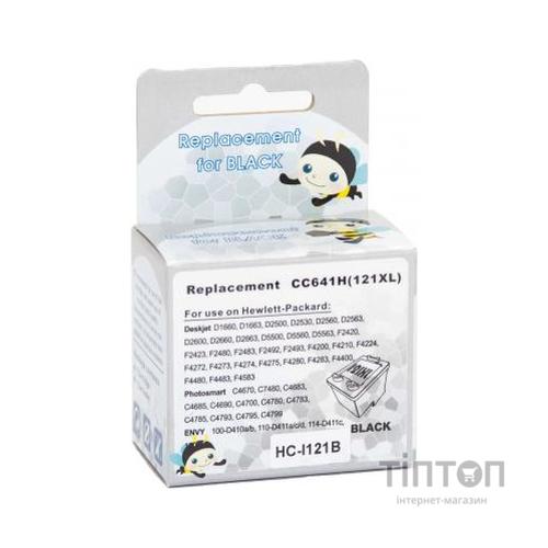 Картридж MicroJet для HP CC641HE (№121XL) Black