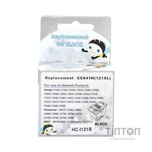 Картридж MicroJet для HP CC641HE (№121XL) Black