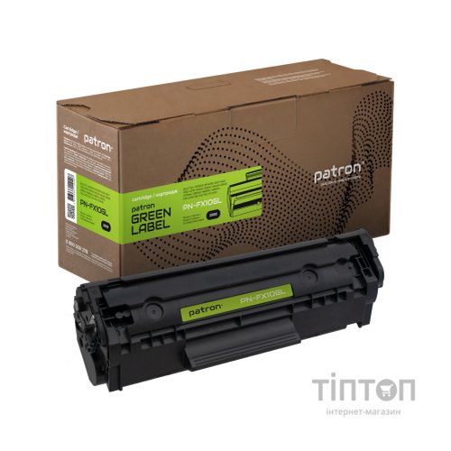 Картридж PATRON CANON FX-10 GREEN Label (для MF4120/ 4140) (PN-FX10GL)