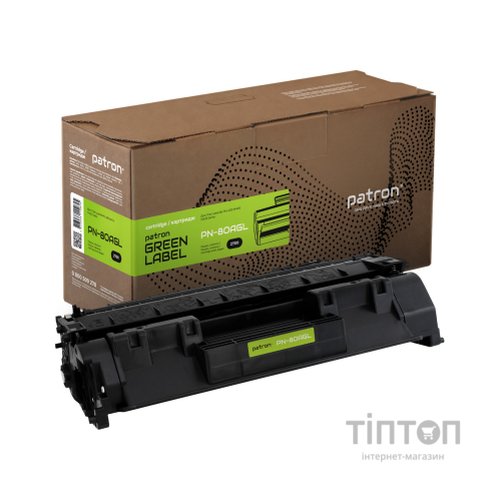 Картридж PATRON для HP LJPro400 M401/ M425 Series/CF280 GREEN Label (PN-80AGL)