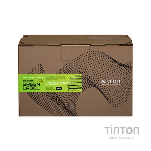 Картридж PATRON HP LJ CE505A/CANON 719 GREEN Label (DUAL PACK) (PN-05A/719DGL)