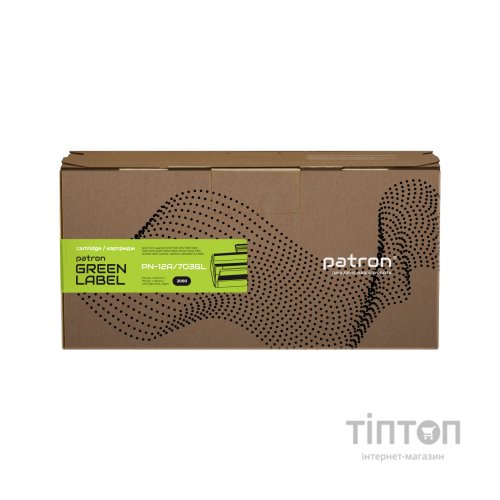 Картридж PATRON HP LJ Q2612A/CANON 703 GREEN Label (PN-12A/703GL)