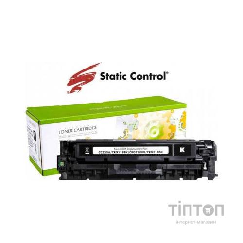 Картридж Static Control HP CLJ CC530A (304A) 3.5k black (002-01-RC530A)