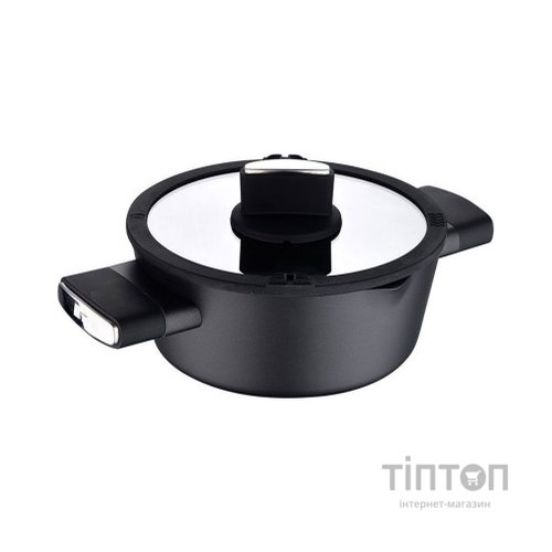 Каструля Bergner Ion Plus з кришкою 2 л (BG-35910-BK)