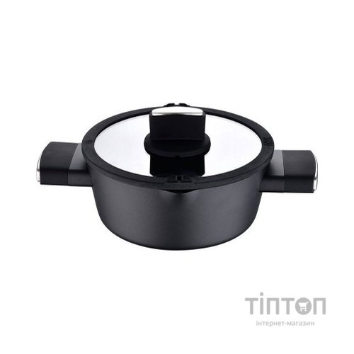 Каструля Bergner Ion Plus з кришкою 2 л (BG-35910-BK)