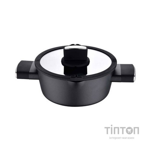 Каструля Bergner Ion Plus з кришкою 3.5 л (BG-35911-BK)