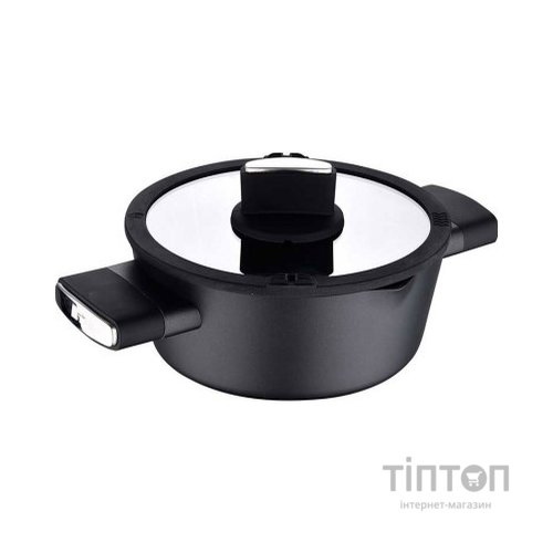 Каструля Bergner Ion Plus з кришкою 3.5 л (BG-35911-BK)