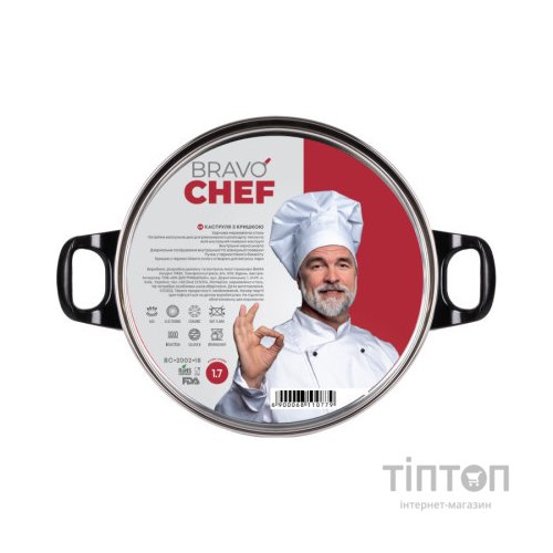 Каструля Bravo Chef 1.6 л Bakelite (BC-2002-18)