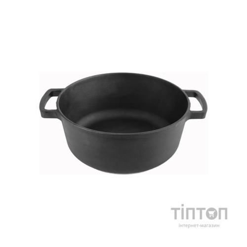 Каструля Brizoll чавунна з кришкою 6 л (P-6L-1)