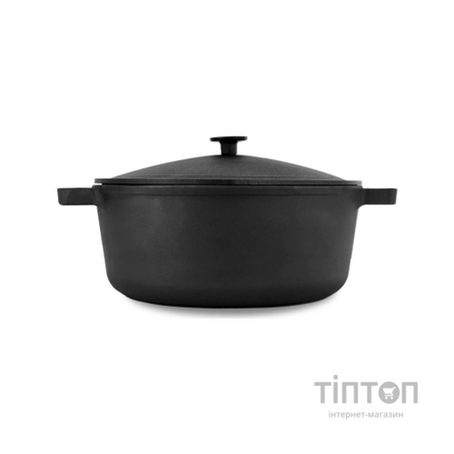 Каструля Brizoll чавунна з кришкою 6 л (P-6L-1)