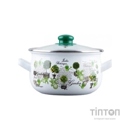 Каструля Gusto "Ботанічній сад" 24 см 5,7 л (GT-T-124-BG)