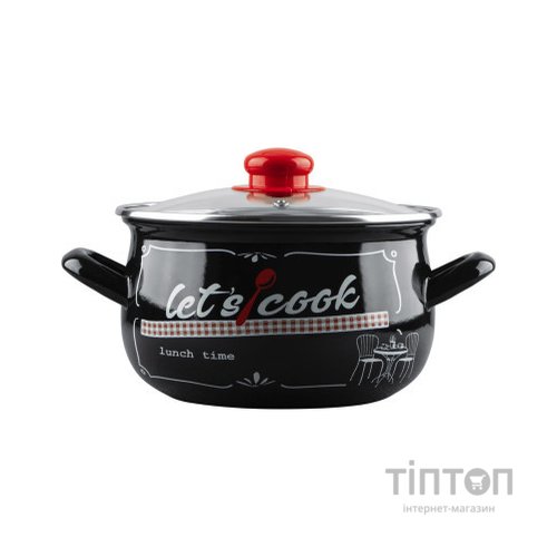 Каструля Gusto "Давайте готувати" Ч 20 см 4,0 л (GT-T-120-LCB)