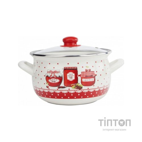 Каструля Gusto GT-T-118-S Прянощі 18 см 3,1 л (87706)