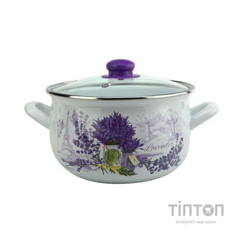 Каструля Gusto GT-T-122-L Лаванда 22 см 5,1 л (96031)
