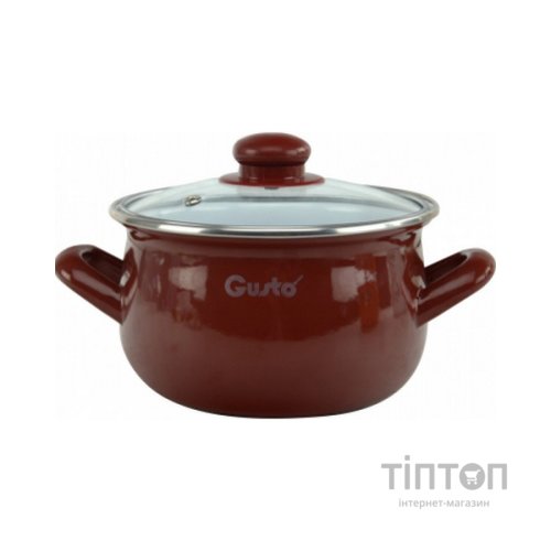 Каструля Gusto GT-T-124-R Red 24 см 5,7 л (96969)