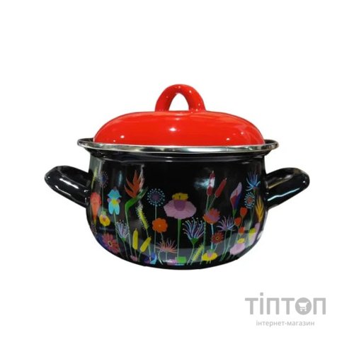 Каструля Gusto "Квіткова галявина" 20 см 4,0 л (GT-T-120-FM)