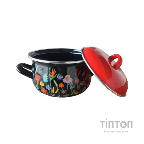 Каструля Gusto "Квіткова галявина" 20 см 4,0 л (GT-T-120-FM)