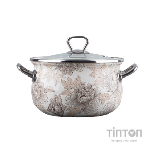 Каструля Gusto "Срібні етюди" Premium 18 см 3,1 л (GT-T-118-SE)