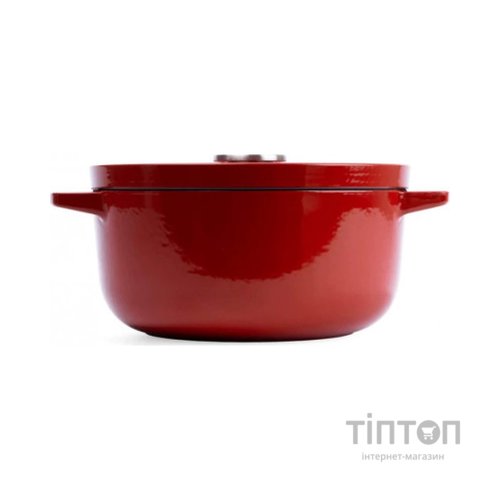 Каструля KitchenAid чавунна з кришкою 3,3 л Червона (CC006057-001)