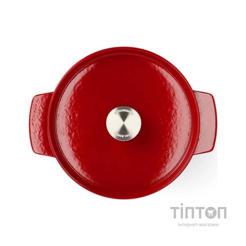 Каструля KitchenAid чавунна з кришкою 3,3 л Червона (CC006057-001)