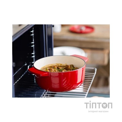 Каструля KitchenAid чавунна з кришкою 3,3 л Червона (CC006057-001)