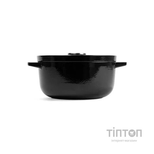 Каструля KitchenAid чавунна з кришкою 3,3 л Чорна (CC006058-001)