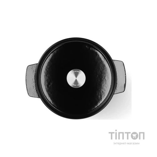 Каструля KitchenAid чавунна з кришкою 3,3 л Чорна (CC006058-001)