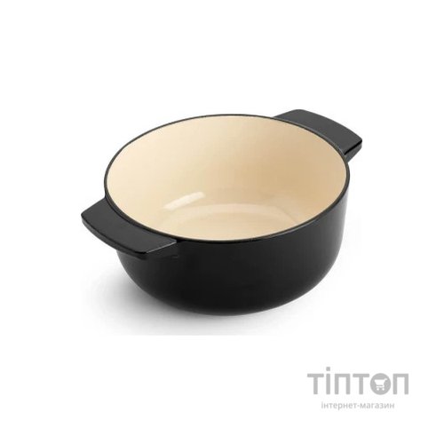 Каструля KitchenAid чавунна з кришкою 3,3 л Чорна (CC006058-001)