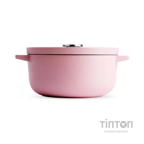 Каструля KitchenAid чавунна з кришкою 3,3 л Суха троянда (CC007430-001)