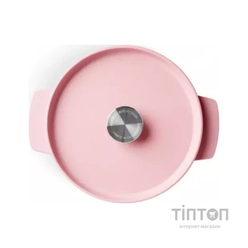 Каструля KitchenAid чавунна з кришкою 3,3 л Суха троянда (CC007430-001)