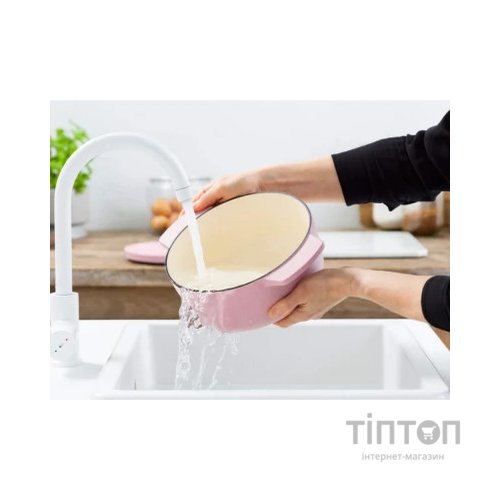 Каструля KitchenAid чавунна з кришкою 3,3 л Суха троянда (CC007430-001)
