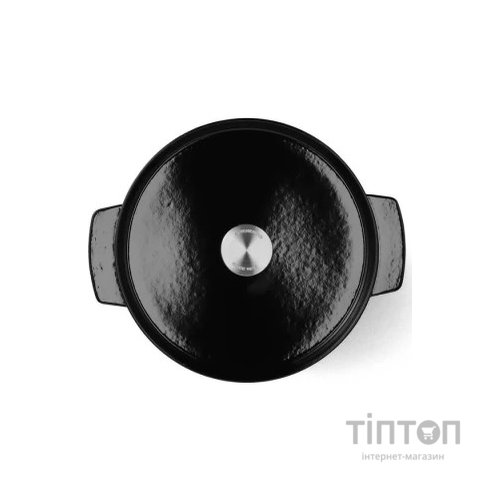 Каструля KitchenAid чавунна з кришкою 5,2 л Чорна (CC006061-001)