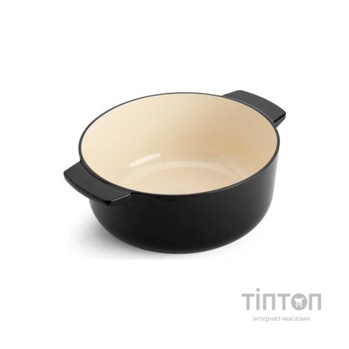 Каструля KitchenAid чавунна з кришкою 5,2 л Чорна (CC006061-001)