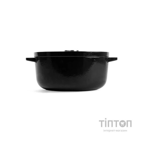 Каструля KitchenAid чавунна з кришкою 5,2 л Чорна (CC006061-001)