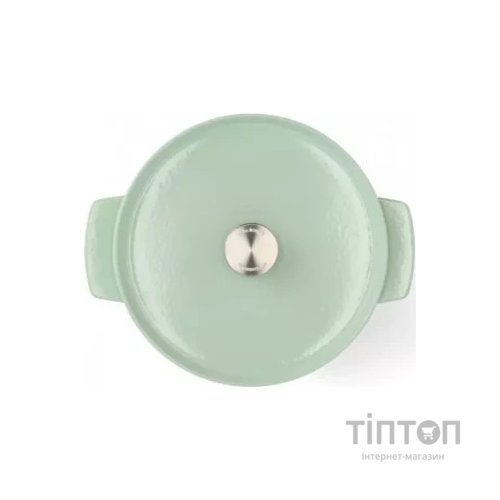 Каструля KitchenAid чавунна з кришкою 5,2 л Фісташкова (CC007434-001)