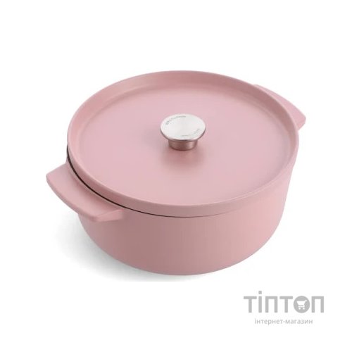 Каструля KitchenAid чавунна з кришкою 5,2 л Суха троянда (CC007431-001)