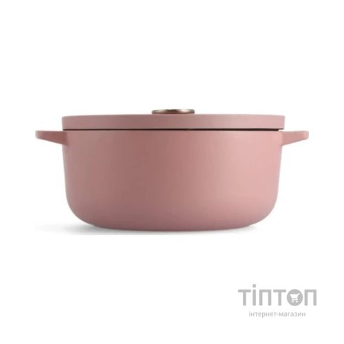 Каструля KitchenAid чавунна з кришкою 5,2 л Суха троянда (CC007431-001)