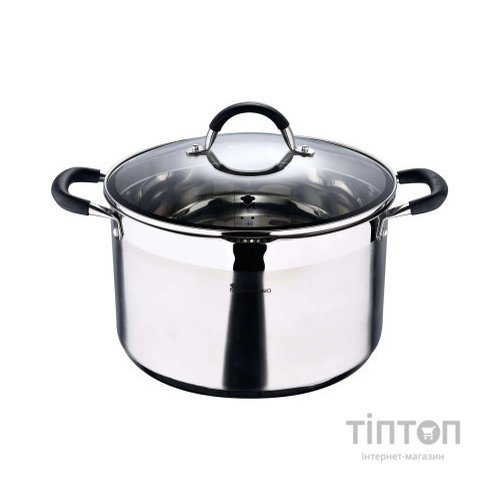 Каструля MasterPro Foodies collection висока з кришкою 4 л (BGMP-1505-BK)