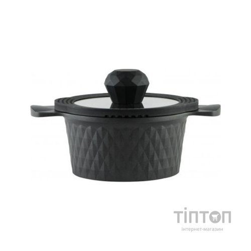 Каструля Pepper Black Ice Greblon C2 1,5л 16x8.5 см (110804)