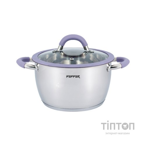 Каструля Pepper Purple Iris Silicone 22 см 4,2 л PR-1109-22 (107796)