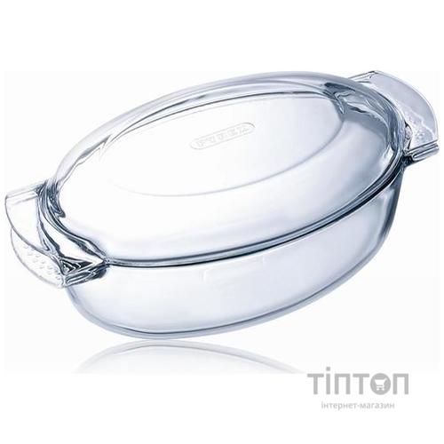 Каструля Pyrex 5.8 л з кришкою овальна