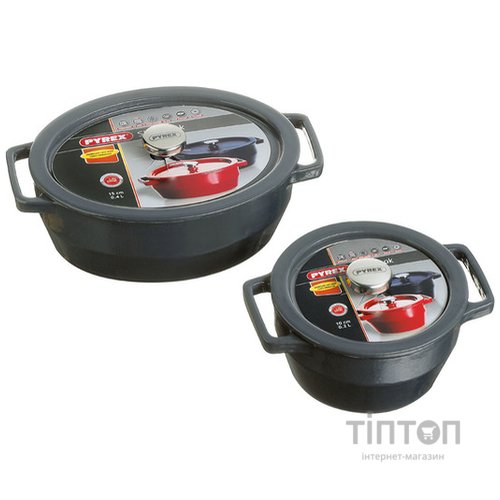 Каструля Pyrex Cook Grey 6.3 л (SC4AC28)