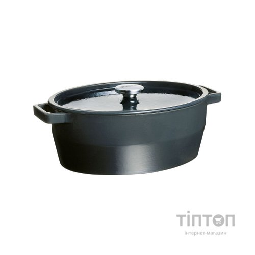 Каструля Pyrex Slow Cook Grey Овальна 5.8л (SC4AC33/6641)
