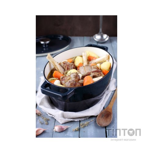 Каструля Pyrex Slow Cook Grey Овальна 5.8л (SC4AC33/6641)