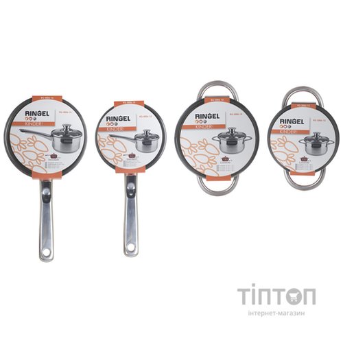 Каструля Ringel Kinder с крышкой 0.6 л (RG-2006-12)