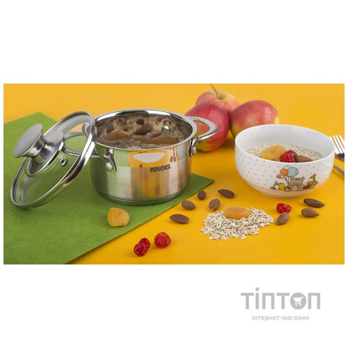 Каструля Ringel Kinder с крышкой 0.6 л (RG-2006-12)