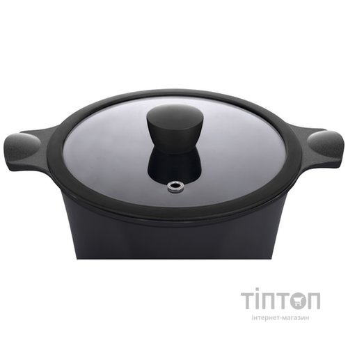 Каструля Ringel Zitrone black с крышкой 5,8 л (RG-2108-24/2 BL)